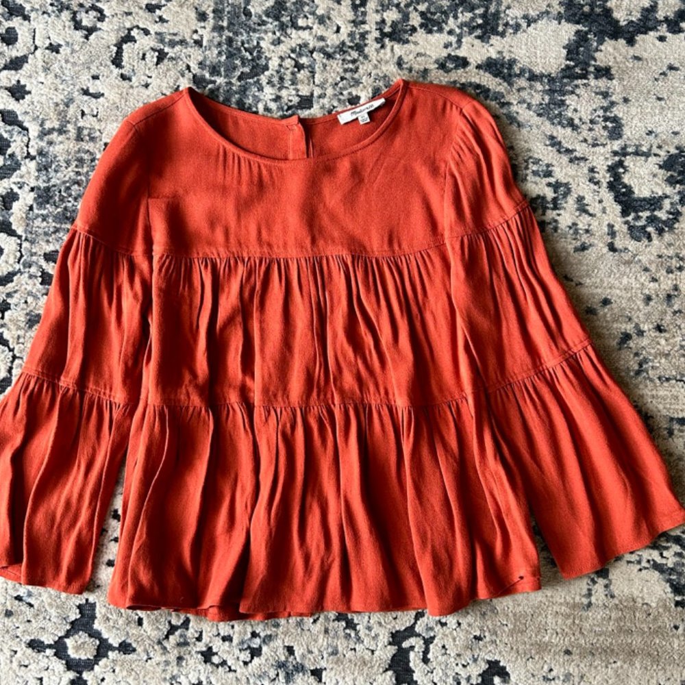 Madewell Tiered top